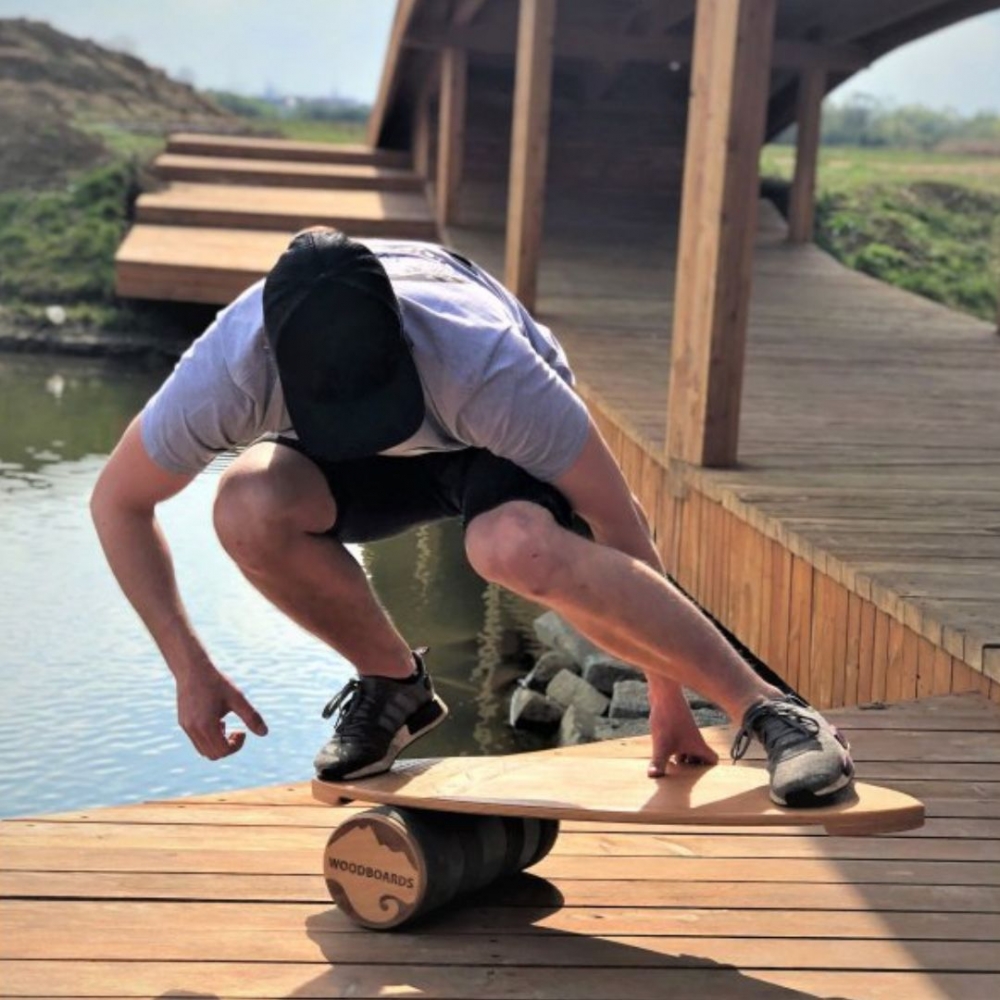 Balanční deska Woodboards Surf komplet